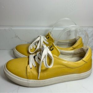 Bueno Rascal Yello Leather Sneakers Womens Size 40 EU/9.5-10 US
